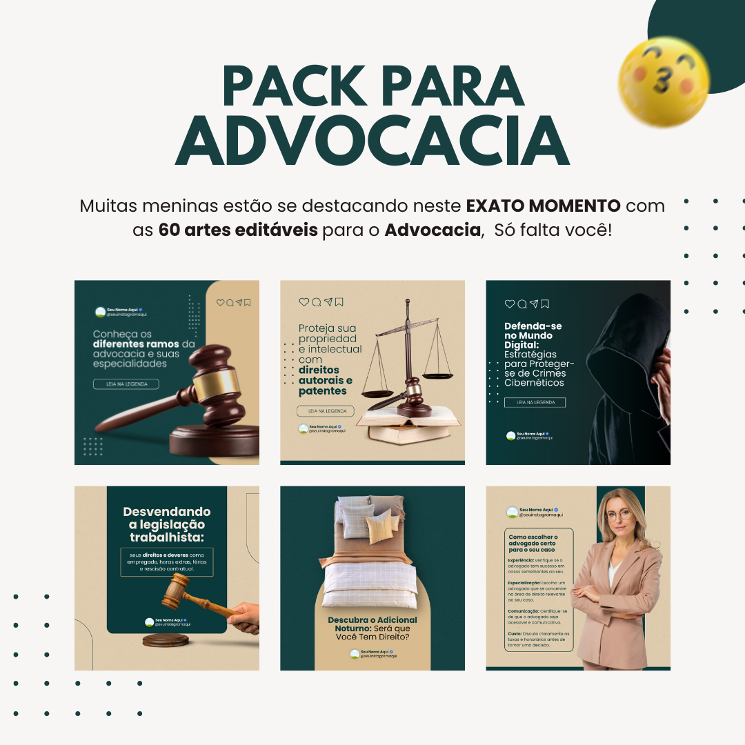 Pack Canva Premium Para Advocacia