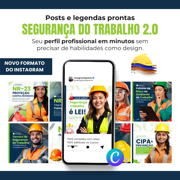 Pack Canva Segurança do Trabalho
