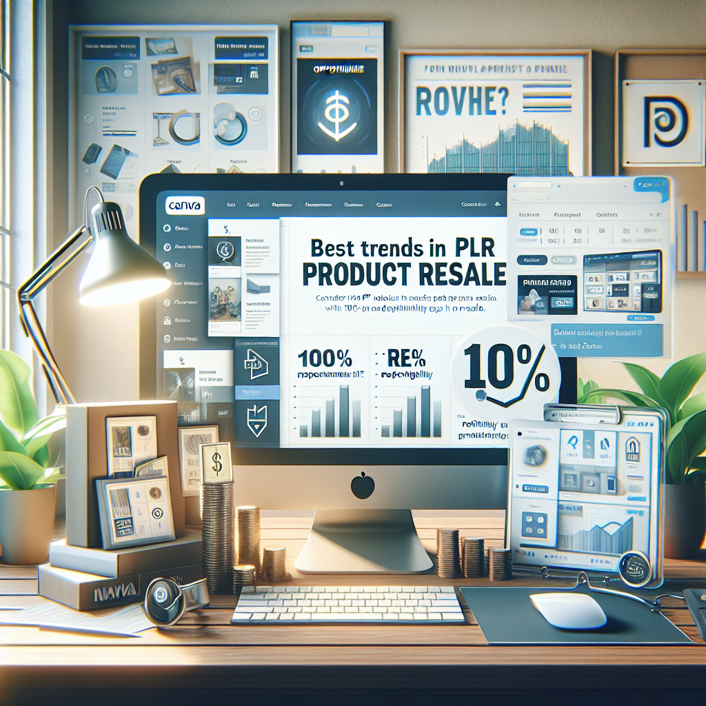 As Melhores Tendências em Revenda de Produtos PLR: Oportunidades no Canva