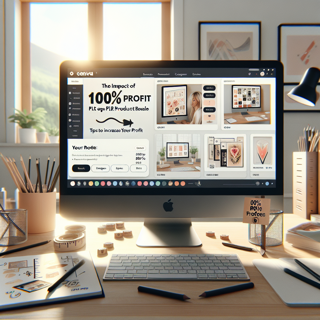 O Impacto do Canva na Revenda de Produtos PLR: Dicas para Aumentar Seu Lucro