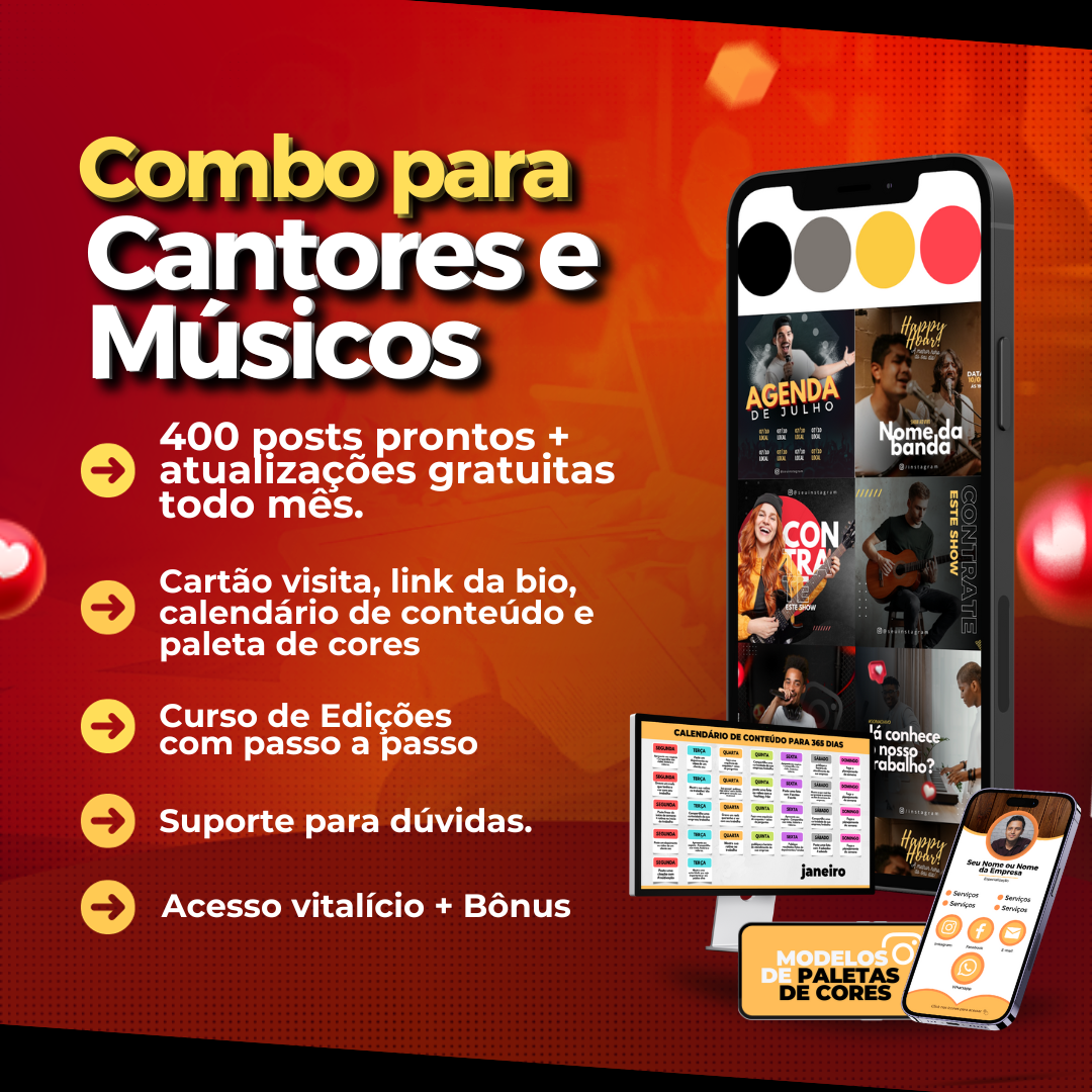 Pack Canva para Cantor