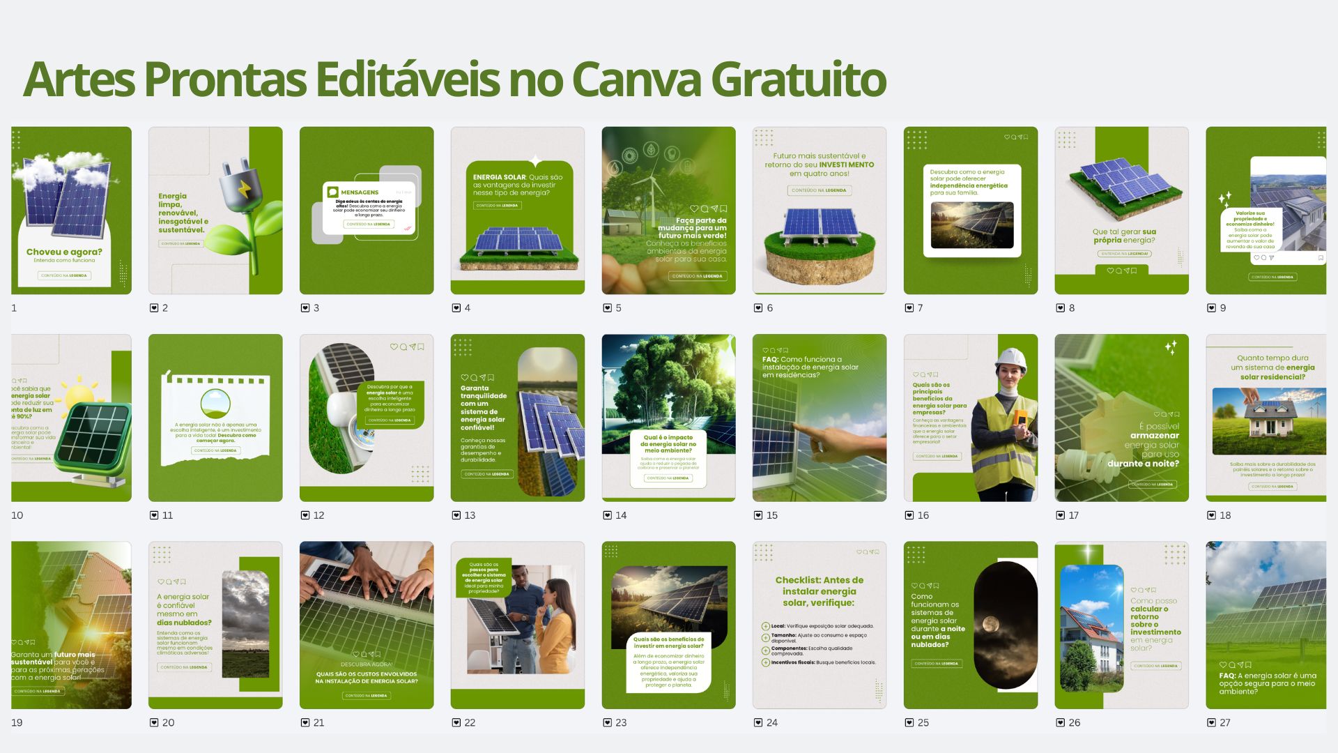 Kit de Artes para Energia Solar