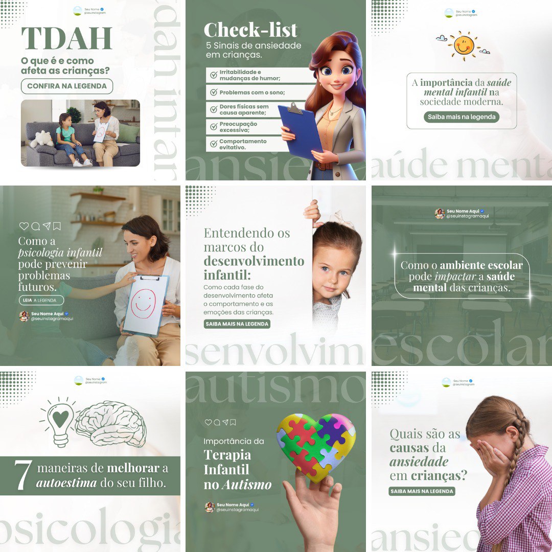 Pack Canva para Psicoterapia