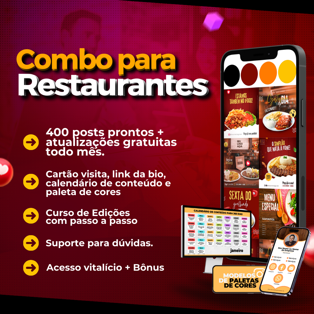 Pack Canva para Restaurante