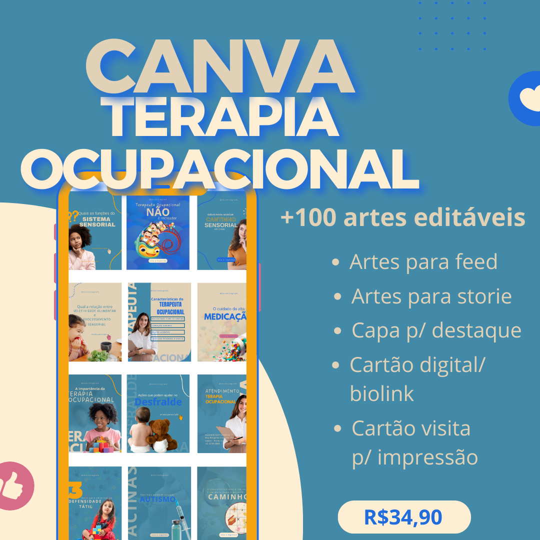 Pack Canva para Terapeuta Ocupacional