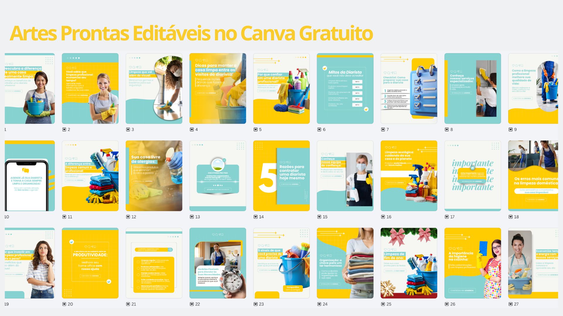 O que postar no Instagram para vender serviços de Diarista e atrair clientes
