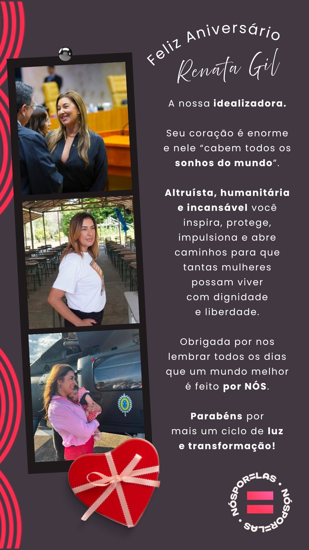Feliz Aniversário Renata Gil - Nós por Elas