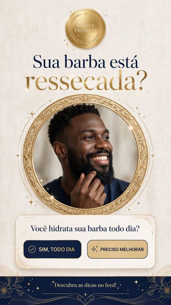 Sequência de stories para barbearia