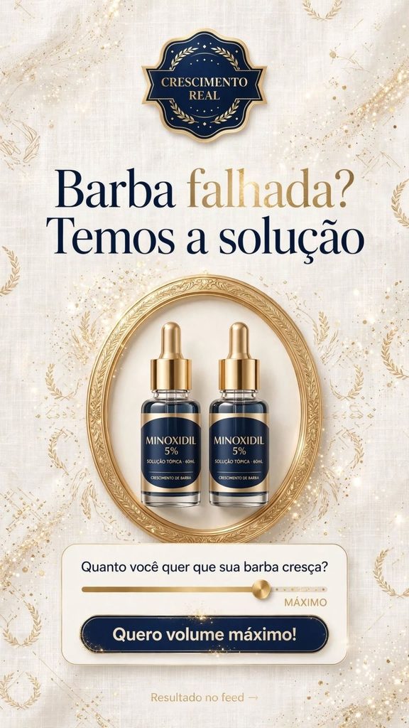Stories com enquete para barbearia