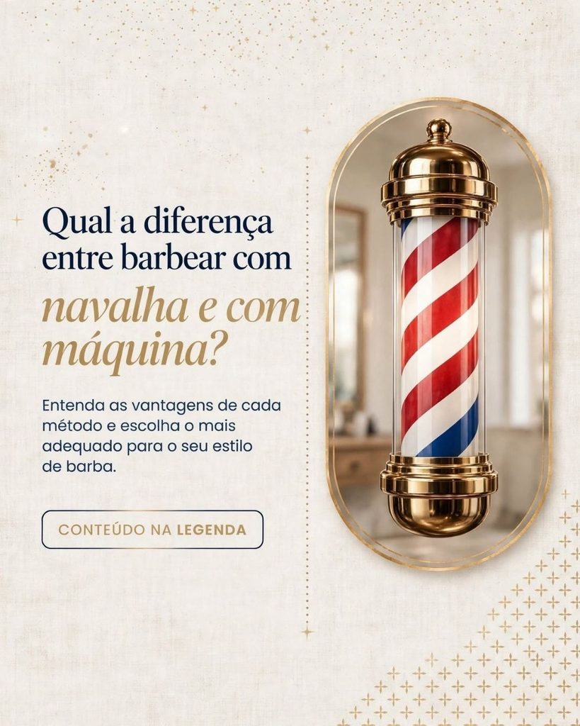 Design gráfico para barbearia