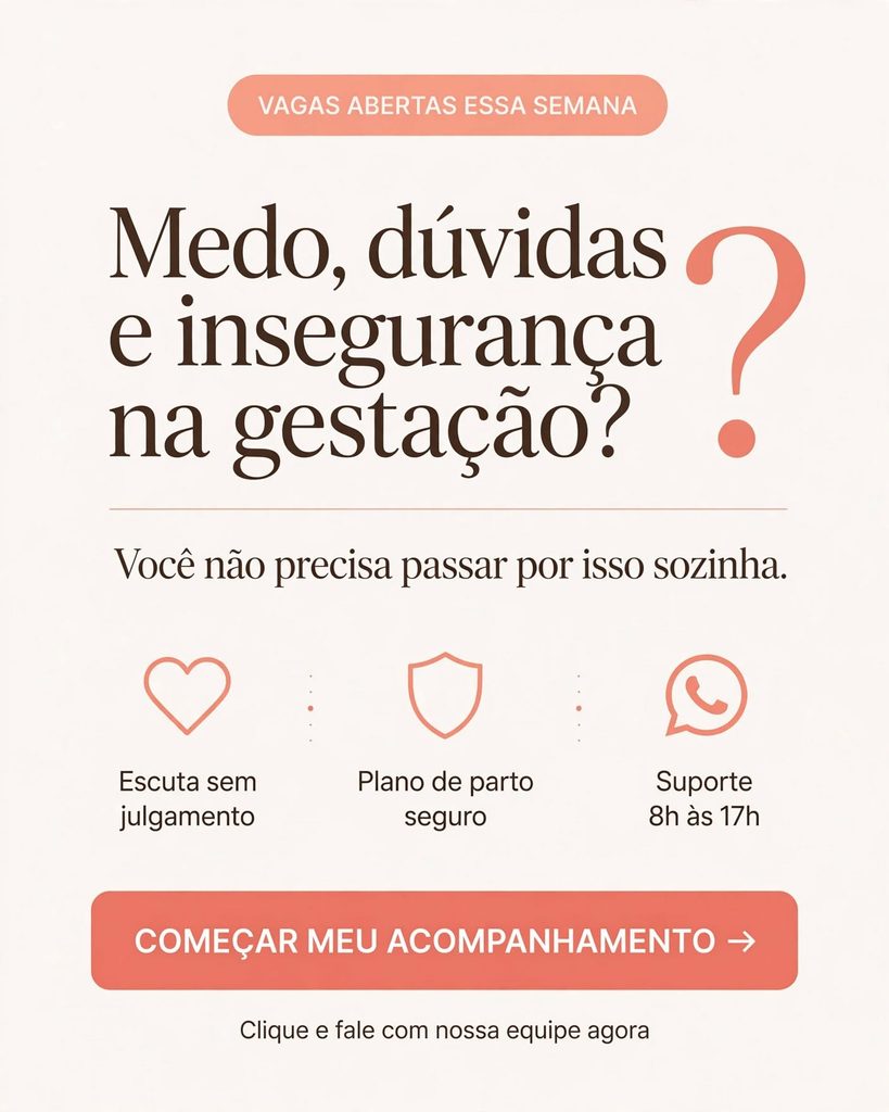 Criativo para anúncio pago de enfermeira obstetra