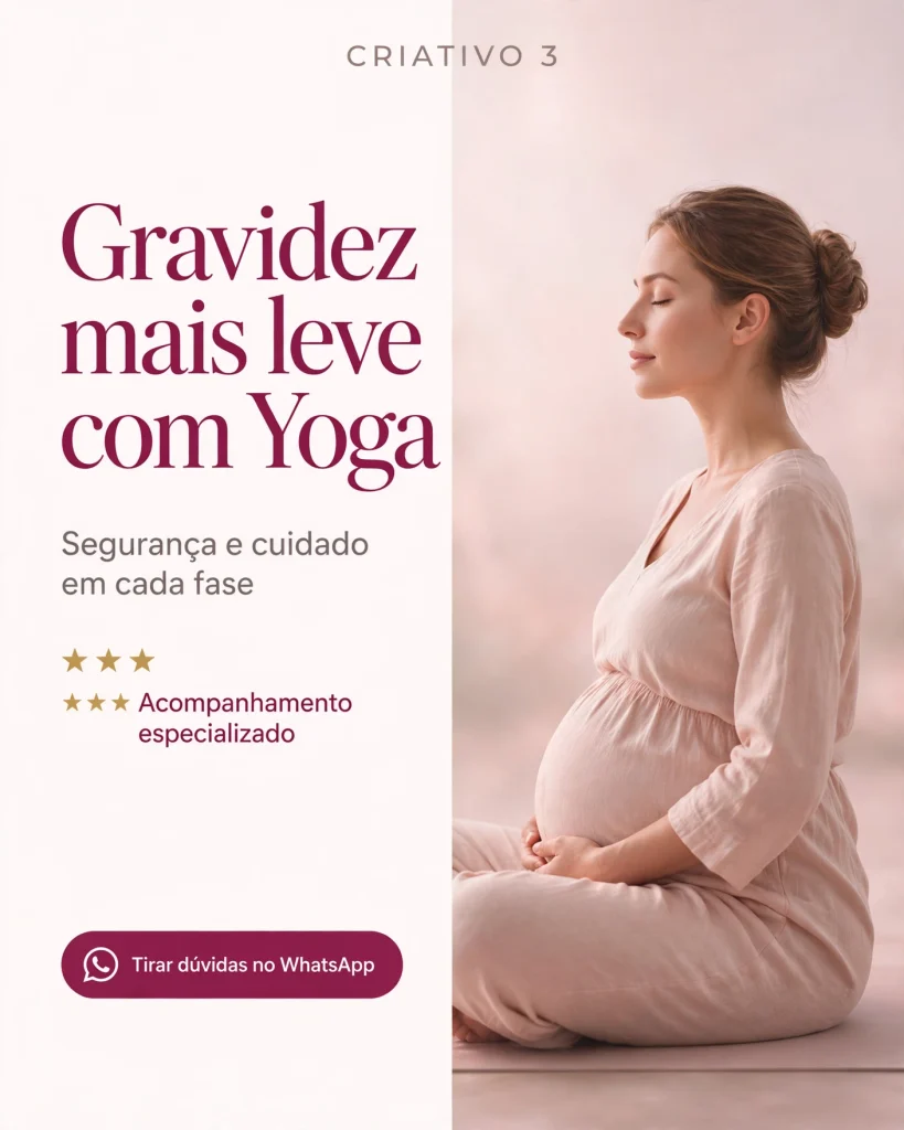 Criativos para anúncios pagos de Yoga em São Paulo